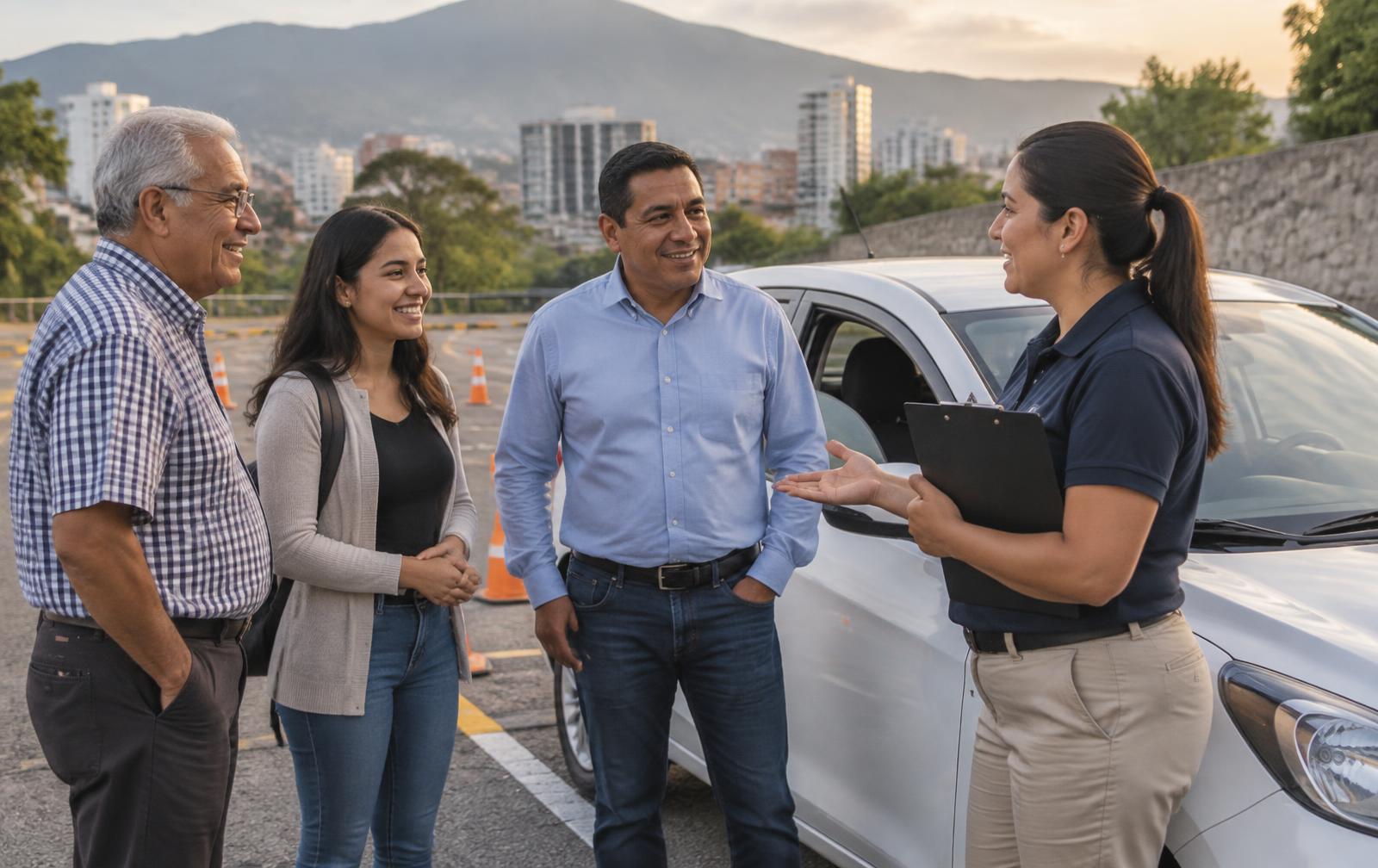 Persona adulta recibiendo acompañamiento durante sus clases